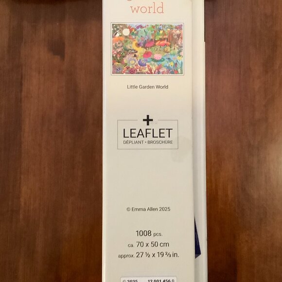 Ravensburger 1000 Piece Jigsaw Puzzle "Little Garden World" - Picture 2 of 2